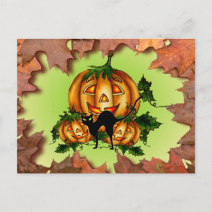 Carte Postale JACK-O-LANTERNS par SHARON SHARPE