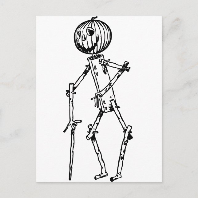 Carte Postale Jack Pumpkinhead (Devant)