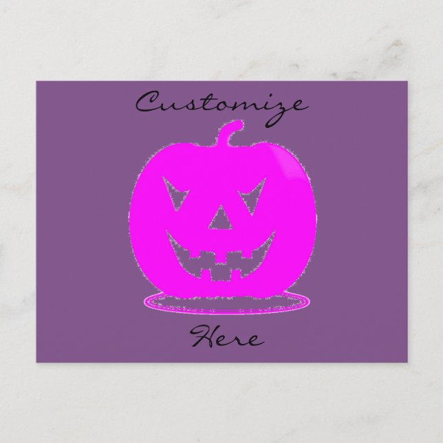 Carte Postale Jack rose olantern Halloween Thunder_Cove (Devant)