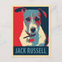 Jack Russel Terrier Parodie de l'espoir politique