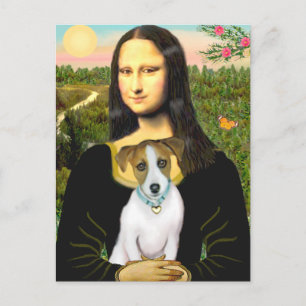 Carte Postale Jack Russell 10 - Mona Lisa