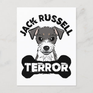 Carte Postale Jack Russell Terror Funny Parsons Terrier Chien