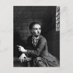 Carte Postale Jack Sheppard, gravé par George White, 1728