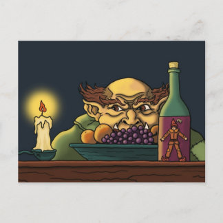 Carte Postale Jack & the giant fairytale postcard