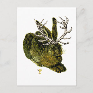 Carte Postale Jackalope du 16ème siècle