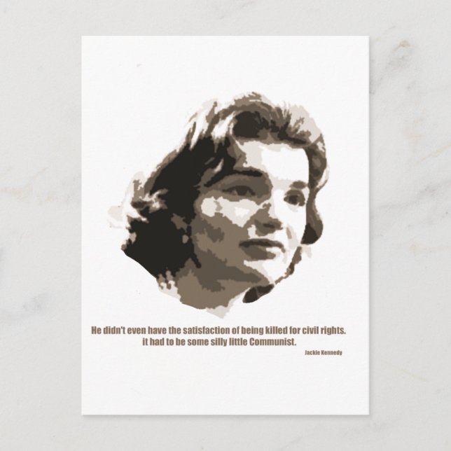 Carte Postale jackie Kennedy (Devant)