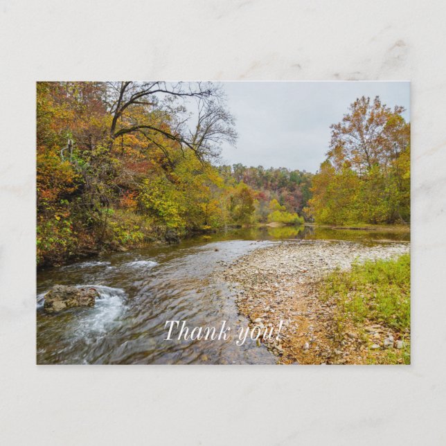 Carte Postale Jacks Fork Automne (Devant)