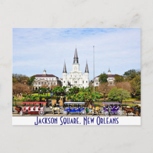 Carte Postale Jackson Carré à La Nouvelle-Orléans, Louisiane