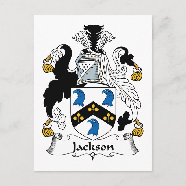 Carte Postale Jackson Family Crest (Devant)