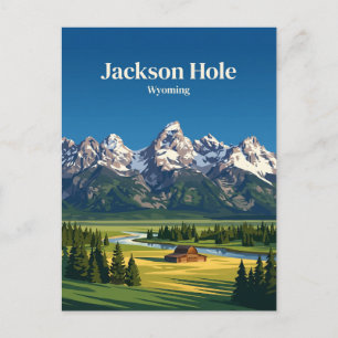 Carte Postale Jackson Hole États-Unis