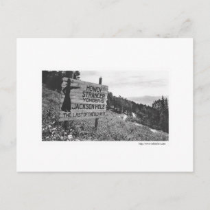 Carte Postale Jackson Hole vintage