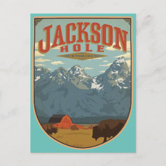 Carte Postale Jackson Hole Wyoming