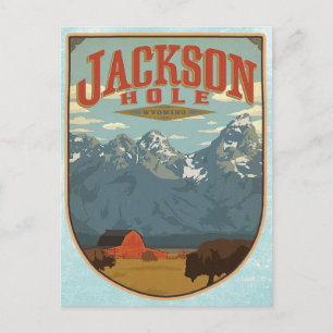 Carte Postale Jackson Hole Wyoming