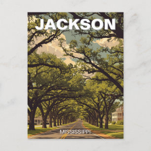 Carte Postale Jackson Mississippi Travel