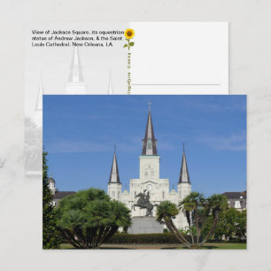 Carte Postale Jackson Square, La Nouvelle-Orléans, LA -
