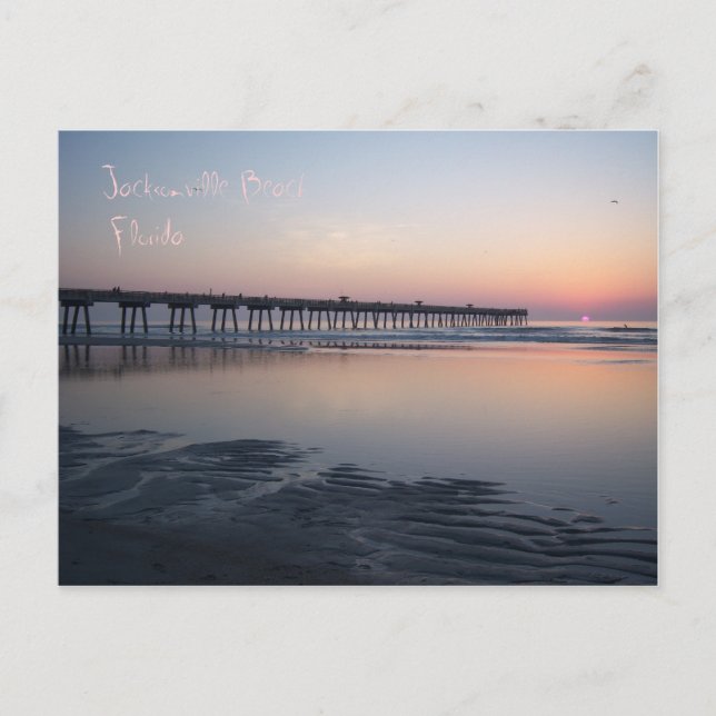 Carte Postale Jacksonville Beach, Floride - Sunrise (Devant)