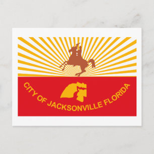 Carte postale Jacksonville Flag