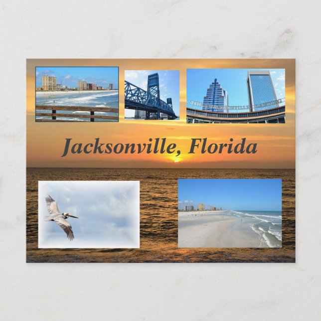 Carte Postale Jacksonville, Floride (Devant)