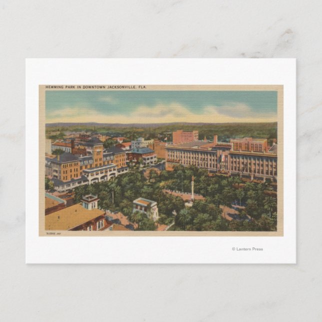 Carte Postale Jacksonville, Floride - Vue aérienne de Hemming (Devant)