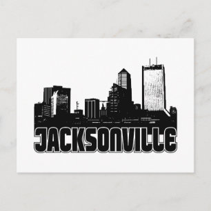 Carte Postale Jacksonville Skyline