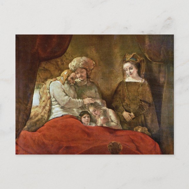 Carte Postale Jacob Bénissant Les Fils De Joseph (Devant)