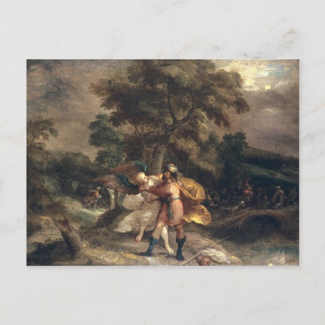 Carte Postale Jacob et l'ange (Devant)