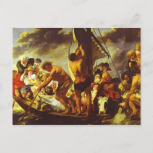 Carte Postale Jacob Jordaens - Bateau de ferry à Anvers