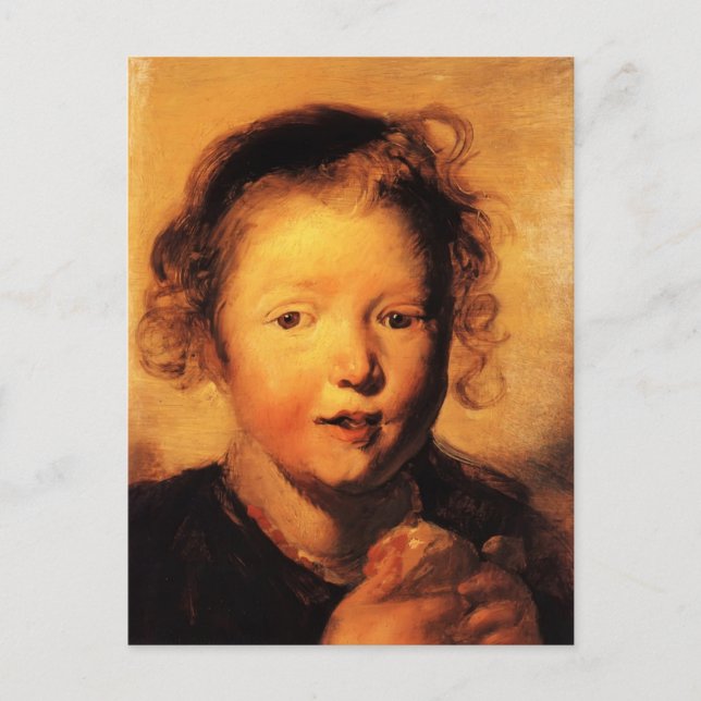 Carte Postale Jacob Jordaens - La tête de l'enfant (Devant)