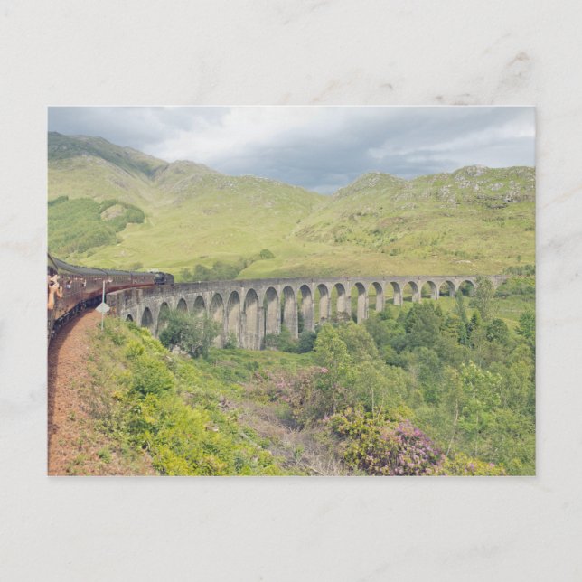 Carte Postale Jacobite à Glenfinnan (Devant)