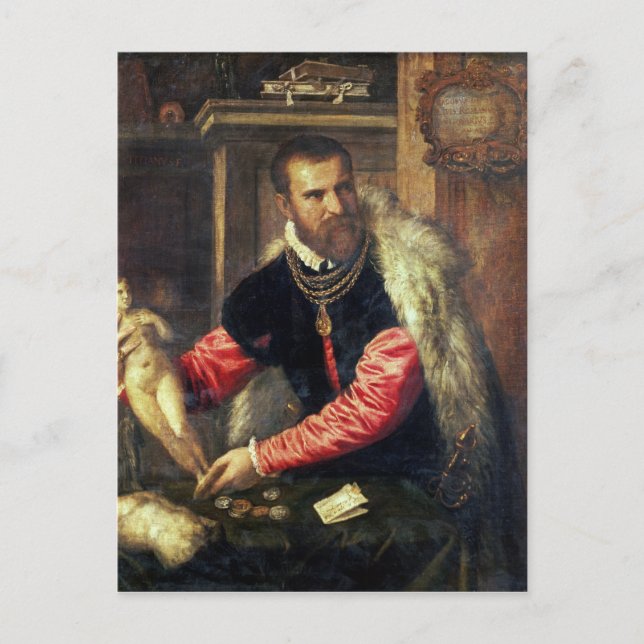 Carte Postale Jacopo Strada expert en art (Devant)