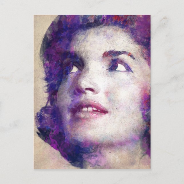 Carte Postale Jacqueline Kennedy Onassis (Devant)