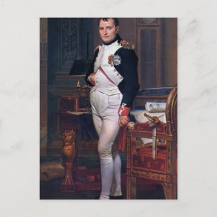 Carte Postale Jacques David- Napoléon Bonaparte dans son étude