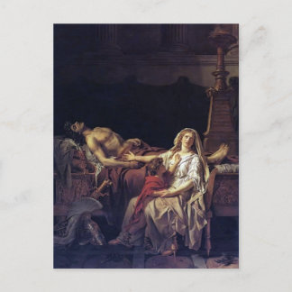 Carte Postale Jacques-Louis David - La douleur d'Andromache
