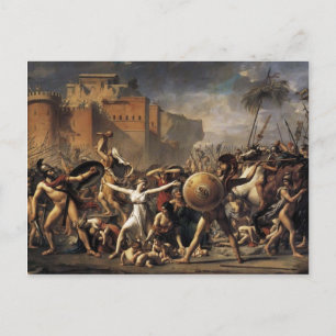 Carte Postale Jacques-Louis David - Les Sabines