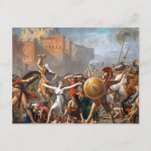 Carte Postale Jacques Louis David - Les Sabines