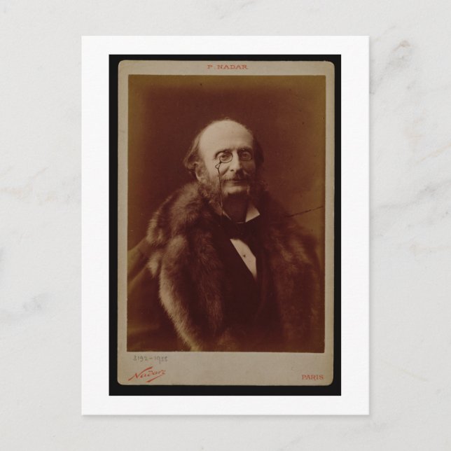 Carte Postale Jacques Offenbach (1819-80), compositeur allemand, (Devant)