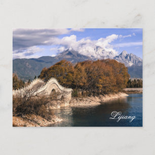 Carte Postale Jade Dragon Snow Mountain en Lijiang, Chine