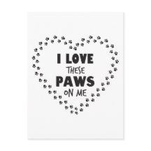 J'adore ces pattes sur moi