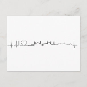 Carte Postale J'adore Istanbul (style ecg) souvenir