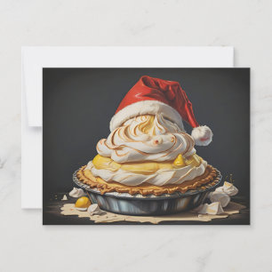 Carte Postale J'adore la tarte meringue au citron