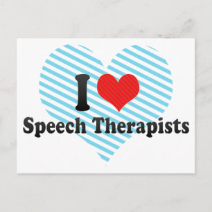 Carte Postale J'adore les orthophonistes