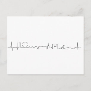 Carte Postale J'adore Oslo (style ecg) souvenir