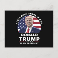 J'adore quand je me réveille et que Donald Trump e