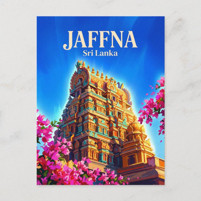 Carte Postale Jaffna Sri Lanka (Devant)