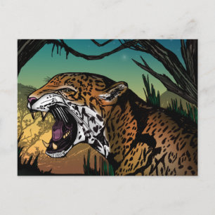 Carte Postale Jaguar