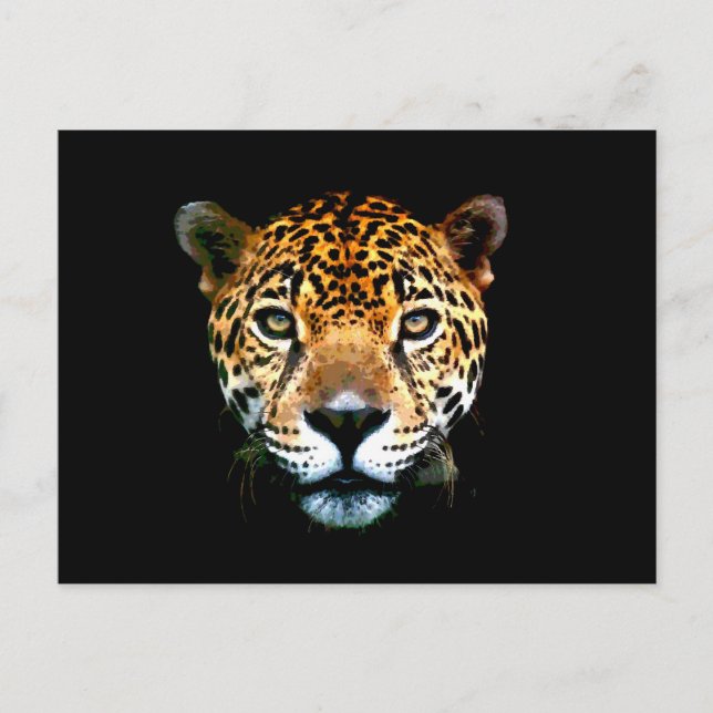 Carte Postale Jaguar (Devant)