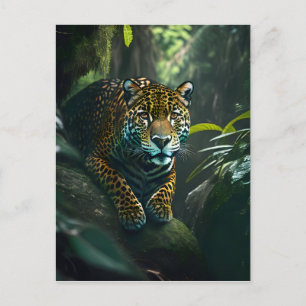 Carte Postale Jaguar dans la jungle