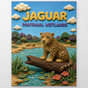 Carte Postale Jaguar Marais Pantanal Moderne KlayKoo
