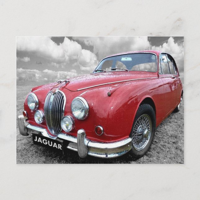 Carte Postale Jaguar Mark 2 (Devant)