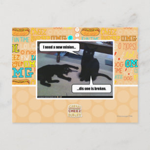 Carte Postale J'ai besoin d'un nouveau minion